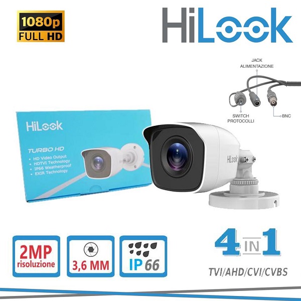 Telecamera Bullet 4in1 2 Megapixel 3,6mm